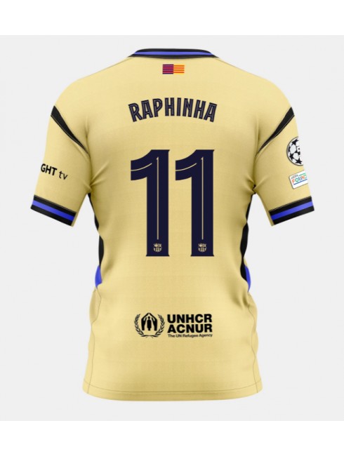 Muži Futbalové oblečenie Barcelona Raphinha Belloli #11 2025-26 Krátky Rukáv - Preč Muži Futbalové oblečenie Barcelona Raphinha Belloli #11 2025-26 Krátky Rukáv - Preč